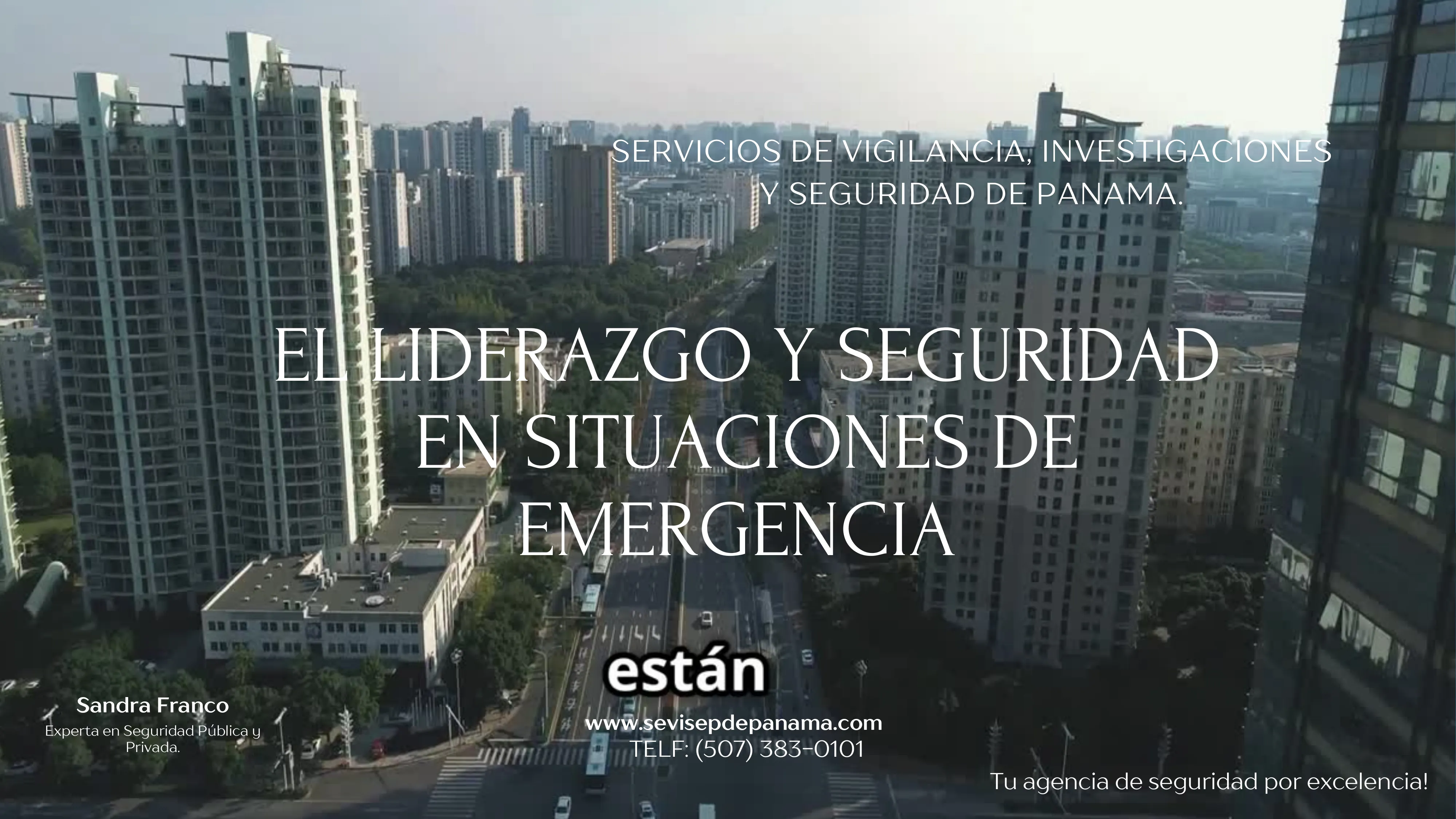 Vista aérea de edificios residenciales en Panamá - SEVISEP PANAMA S.A.